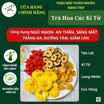 Trà HOA CÚC KỈ TỬ, Hộp Quà Tặng, Trà Thảo Mộc Dưỡng Nhan, Trà Hoa, ĐẸP DA, GIẢM CÂN T31