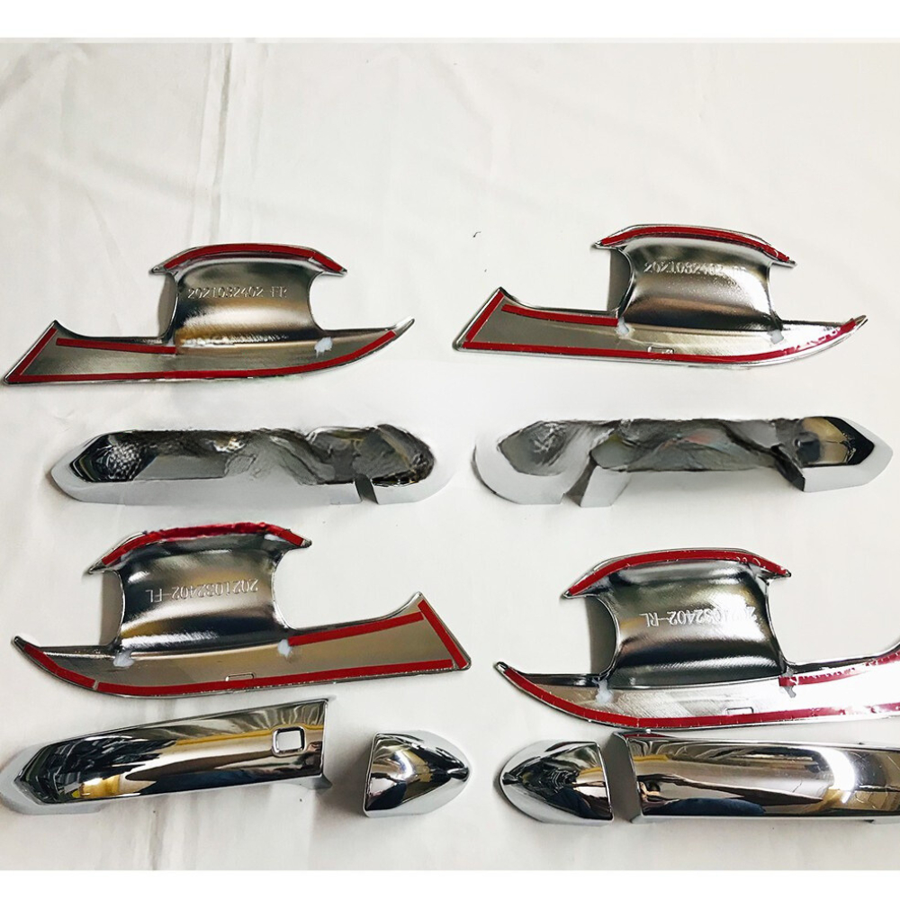 Ốp tay nắm, hõm cửa xe Vinfast Lux A/Lux SA đời 2019- HIỆN NAY - Mạ Crom cao cấp sáng bóng- GIÁ 1 BỘ