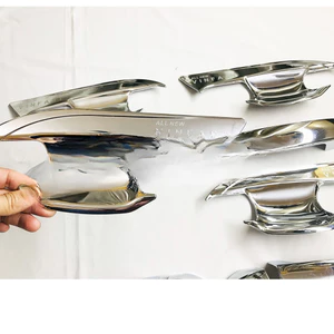 Ốp tay nắm, hõm cửa xe Vinfast Lux A/Lux SA đời 2019- HIỆN NAY - Mạ Crom cao cấp sáng bóng- GIÁ 1 BỘ