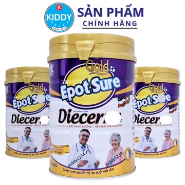 Sữa tiểu đường Epot Tiểu đường lon 900g dành cho người bệnh tiểu đường và tiền tiểu đường