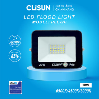 Đèn Pha Led CLISUN | Đèn Pha Led Ngoài Trời Chống Nước Siêu Bền Tiết Kiệm Điện 20W 30W 50W 100W