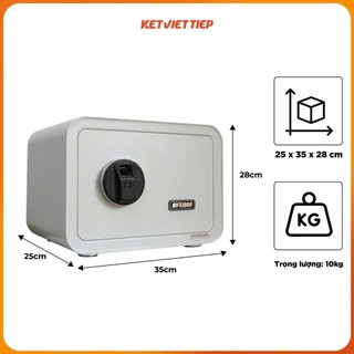 Két sắt nhập khẩu AIFEIBAO mini 🛵GIAO NHANH🛵 cỡ nhỏ khóa điện tử để trên bàn, để trong tủ loại 10kg hàng chính hãng