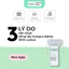 Bông tẩy trang la soirée 100% cotton tự nhiên gói 85 miếng, chính hãng công ty