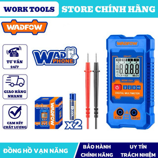 ĐỒ NGHỀ WADFOW Đồng hồ vạn năng kỹ thuật số 600V-2000 số đếm WDM1501