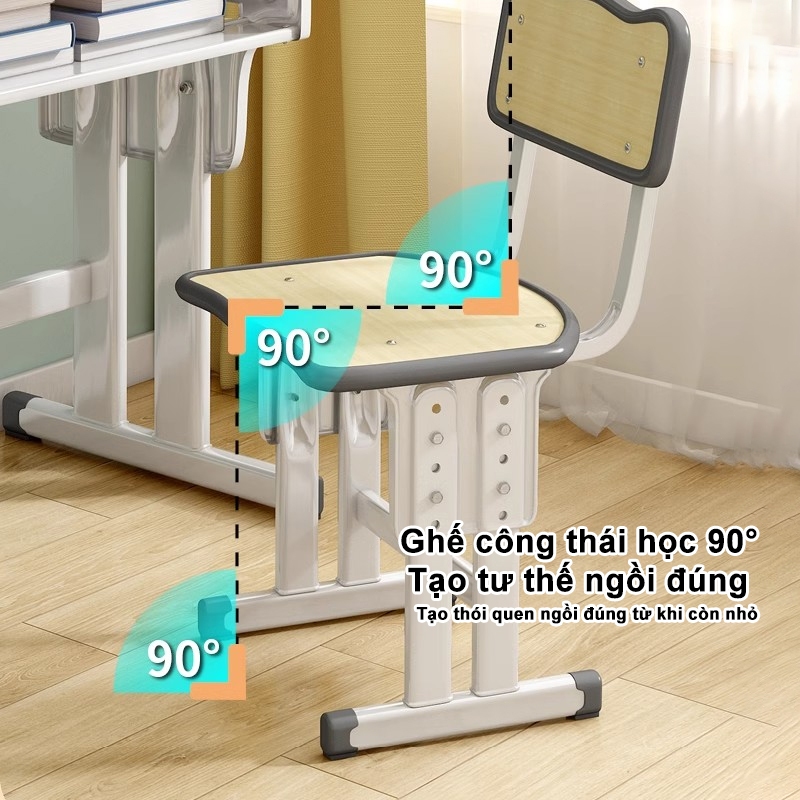 （bán buôn）Bàn Học Trẻ Em Bàn Học Màu Xanh Hồng Có Ngăn Kéo bàn học sinh nâng hạ độ cao | BigBuy360 - bigbuy360.vn