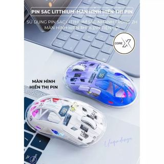 Chuột Không Dây Bluetooth FreeWolf A2 LED RGB 2 Mode Chip Original 3212 Siêu Mượt Chuyên Game