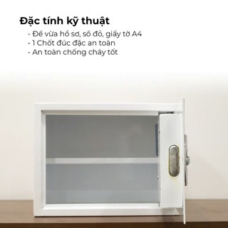 Két sắt mini thông minh 🛵GIAO NHANH🛵 loại nhỏ KS203-DT két khách sạn, resort cao cấp khóa điện tử Việt Tiệp