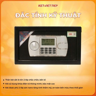 Két sắt mini Việt Tiệp KS305-DT khóa điện tử thông minh bỏ tủ loại nhỏ dùng cho gia đình, khách sạn
