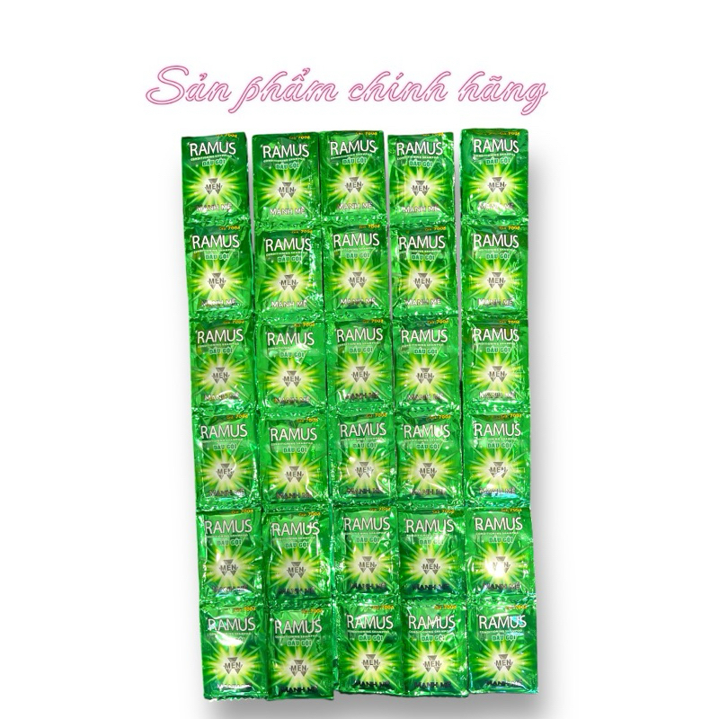 Combo 10 Dây Dầu gội RAMUS Men dây 12 gói chính hãng