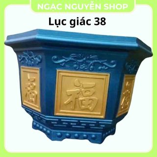 Khuôn đúc chậu lục giác 38 cao 30cm nhựa abs