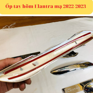 Ốp tay nắm, hõm cửa xe Hyundai Elantra 2022 - ĐẾN NAY - Mạ Crom cao cấp, sáng bóng