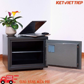 Két sắt chống cháy gia đình K68BLN-DT khóa điện tử nặng 45kg có báo động chống dò mã, chống đập phá két