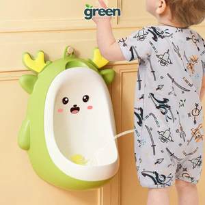 Bồn tiểu đứng cho bé trai Greenhome, Bồn đi vệ sinh gắn tường tập đi vệ sinh cho bé