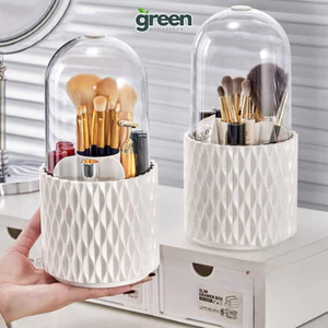 Hộp Đựng Cọ Trang Điểm 5 Ngăn GreenHome Thiết Kế Thông Minh Xoay 360 Độ