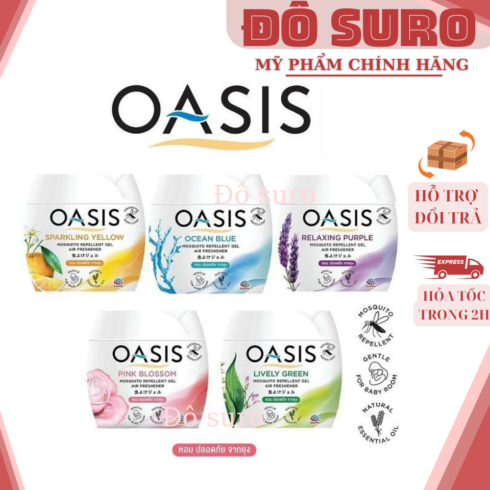 Sáp thơm đuổi muỗi OASIS (nhiều mùi hương ) hương thơm từ thiên nhiên
