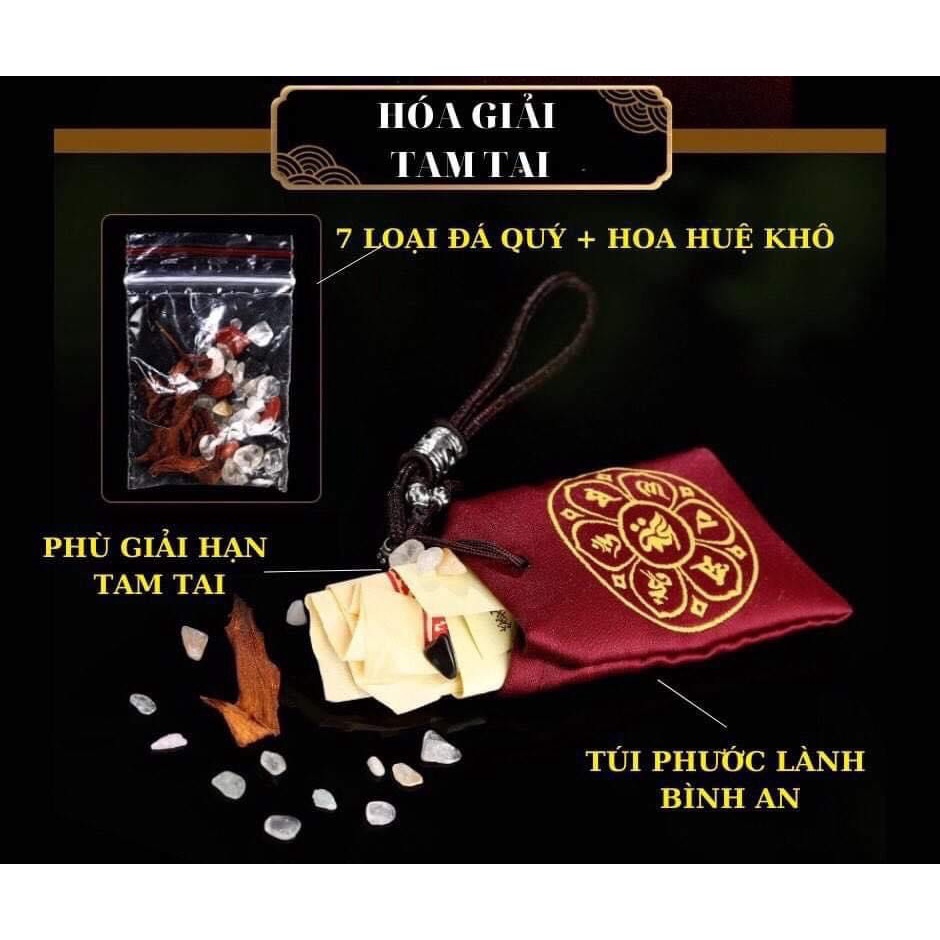 Túi Giải Hạn Tam Tai cho 3 năm 2025 2026 2027 của các tuổi HỢI - MÃO - MÙI [Đã Khai Quang]