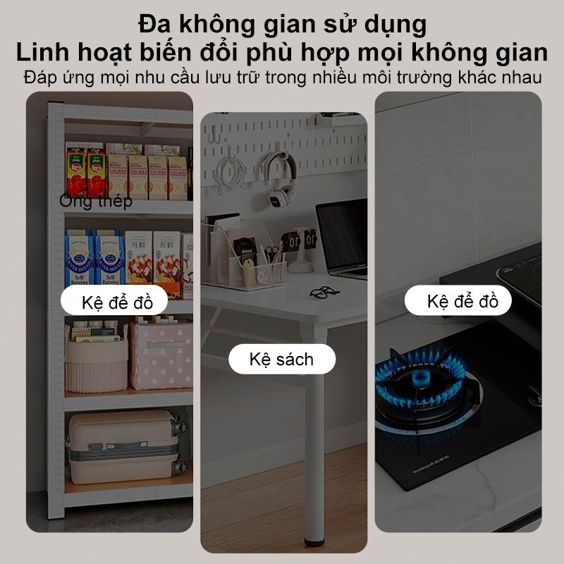 SUNNY Kệ Sắt + MDF V Lỗ 3/4/5/6 Tầng Kệ Đa Năng Cao Cấp Giao Hàng Nhanh Từ Nhiều Kích Thước Lựa Chọn