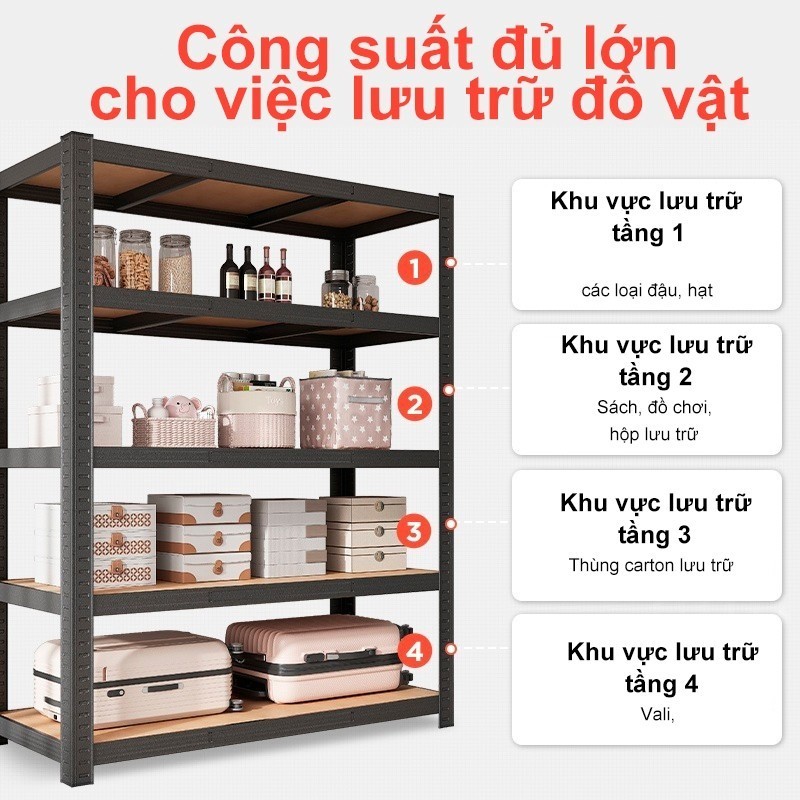 SUNNY Kệ Sắt + MDF V Lỗ 3/4/5/6 Tầng Kệ Đa Năng Cao Cấp Giao Hàng Nhanh Từ Nhiều Kích Thước Lựa Chọn