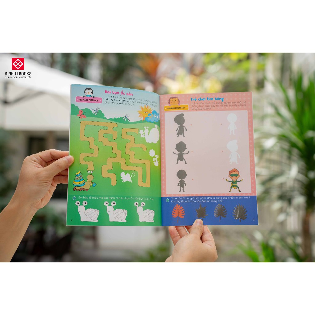 Ảnh Sách bóc dán giúp phát triển toàn diện cho trẻ - Đinh Tị Books 2