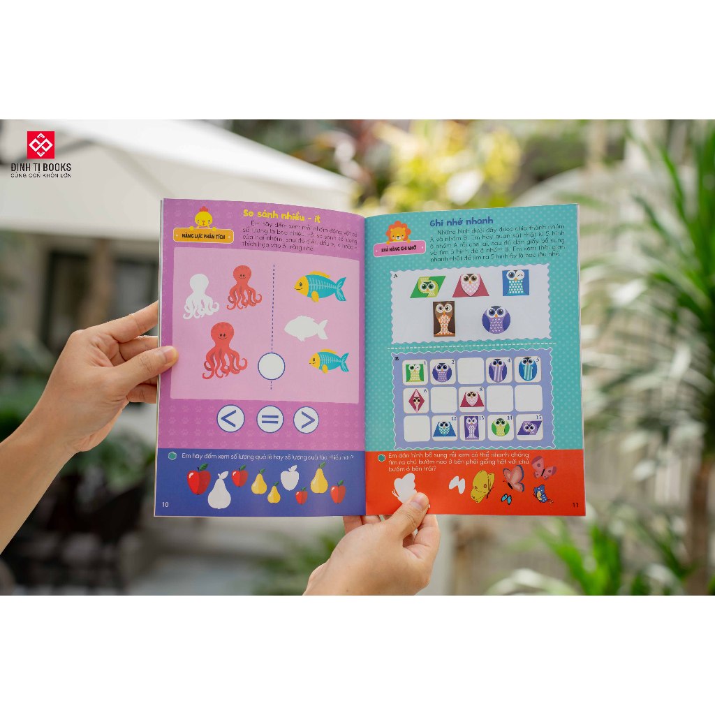 Ảnh Sách bóc dán giúp phát triển toàn diện cho trẻ - Đinh Tị Books 4