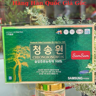 [ GIÁ SỈ ] TINH DẦU THÔNG ĐỎ CAO CẤP CHEONG SONG WON GOLD