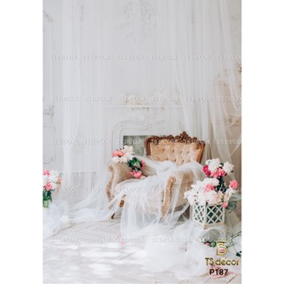 Phông Nền Livestream Chụp Ảnh 3D 5D Giành Cho Tiệm Nail, Shop Thời Trang,Áo Cưới