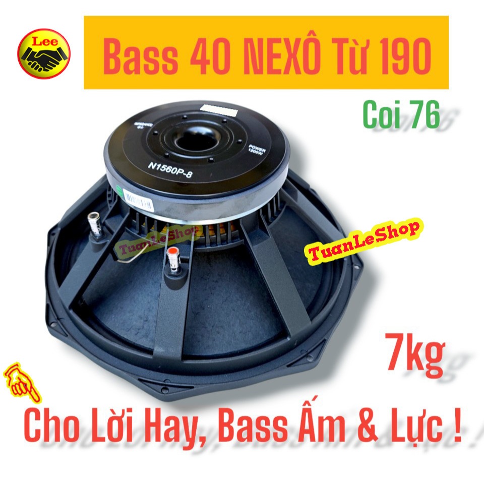 2 LOA BASS 40 NEXO CÔN 76 TỪ 190 CAO CẤP, LOA KARAOKE ,GIÁP LOA KÉO ...