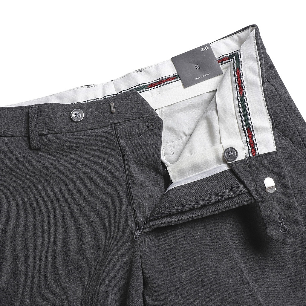 Quần tây âu nam cạp dãn ống côn quần dài công sở cao cấp vải cotton dày dặn phong cách Hàn Quốc nhà XUZI