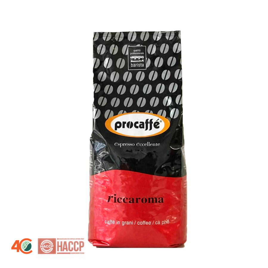 PROCAFFE Cà phê hạt/bột pha máy Procaffe Riccaroma | Shopee Việt Nam