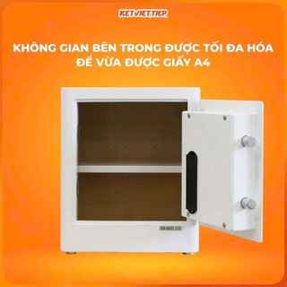 Két sắt mini vân tay thông minh 🛵GIAO 2H🛵 két sắt khóa vân tay kết hợp mã số Aifeibao HK-35-AG hàng nhập khẩu cao cấp
