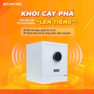 Két sắt mini vân tay thông minh 🛵GIAO 2H🛵 két sắt khóa vân tay kết hợp mã số Aifeibao HK-35-AG hàng nhập khẩu cao cấp