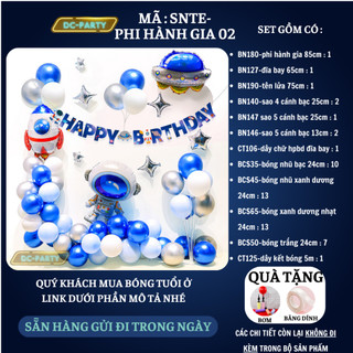 Set trang trí sinh nhật trẻ em SNTE-PHI HÀNH GIA 02