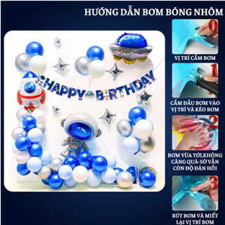 Set trang trí sinh nhật trẻ em SNTE-PHI HÀNH GIA 02