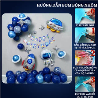 Set trang trí sinh nhật trẻ em SNTE-PHI HÀNH GIA 03