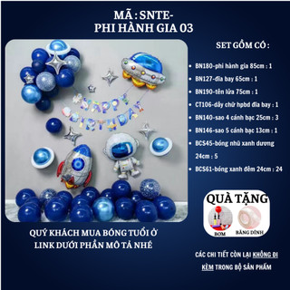 Set trang trí sinh nhật trẻ em SNTE-PHI HÀNH GIA 03