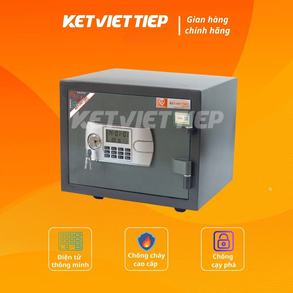 [HÀNG CHÍNH HÃNG] KÉT SẮT VIỆT TIỆP MINI ĐIỆN TỬ KVT66DT