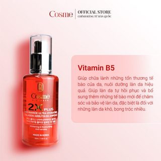 TINH CHẤT GIẢM NÁM– CẤP ẨM – PHỤC HỒI – TRẮNG DA COSME 2X ULTRA HYDRATING COLLAGEN ARBUTIN B5 AMPOULE