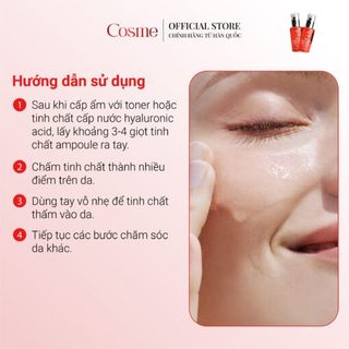 TINH CHẤT GIẢM NÁM– CẤP ẨM – PHỤC HỒI – TRẮNG DA COSME 2X ULTRA HYDRATING COLLAGEN ARBUTIN B5 AMPOULE