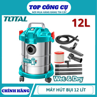 TOTAL Máy hút bụi 12L KHÔ ƯỚT 800W TVC14122