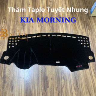 Thảm Taplo Ô Tô KIA Morning nhập đời 2011, 2013- 2020, 2021-2024  Chất tuyết nhung  cao cấp loại 1 bảo vệ taplo
