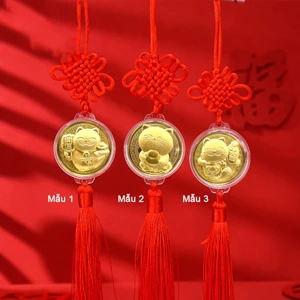Bộ 10 dây xu Hình con Rồng Vàng 24k 9999. Dùng làm quà tặng đầy ý nghĩa