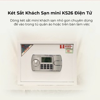 Két sắt gia đình mini thông minh cỡ nhỏ KS206-DT điện tử Việt Tiệp chính hãng