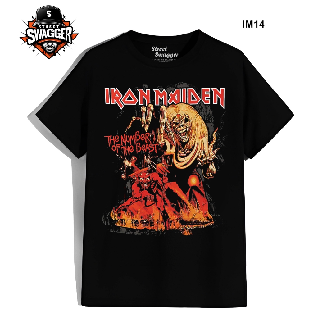 Áo thun Unisex Iron Maiden, áo phông Rock Band Tee Brand US Street ...
