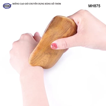 COMBO 2 Dụng cụ cạo gió mát xa bằng gỗ thơm - Cạo gió mát xa cho cơ thể - MH875