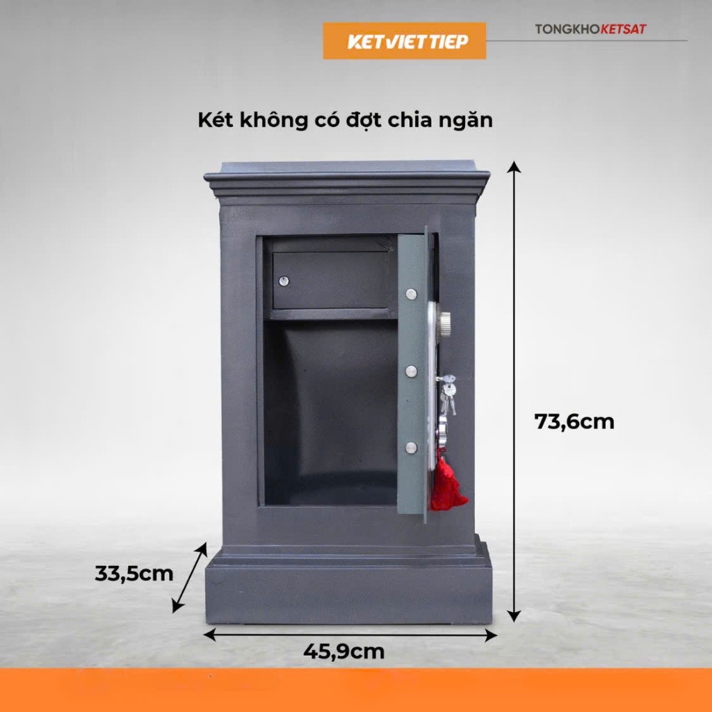 [HÀNG CHÍNH HÃNG] KÉT SẮT VIỆT TIỆP ĐÚC ĐẶC K88 ĐIỆN TỬ