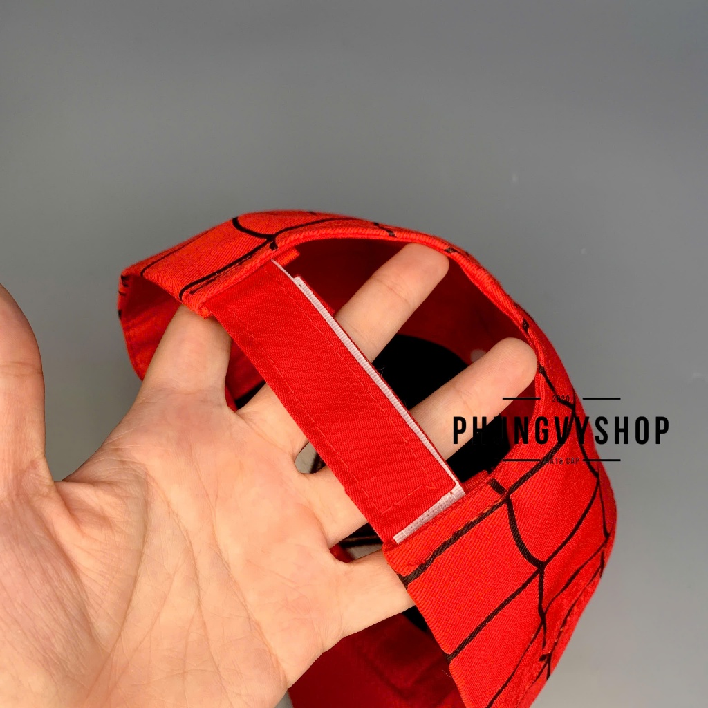Bé 2-6 tuổi/ Mũ lưỡi trai cho bé trai bé gái- Ket NHỆN ĐỎ- nón kết trẻ em