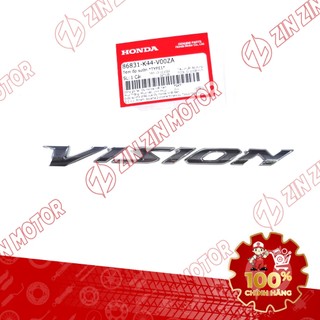 Tem Chữ Nổi Dán Ốp Sườn Vision 2014 2015 2016 2017 2018 2019 2020 86831-K44-V00ZA, 86831-K44-V30ZA Chính Hãng - ZZM
