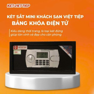 Két sắt khách sạn cao cấp KS402-DT Việt Tiệp khóa điện tử cỡ nhỏ mini để vừa tủ quần áo