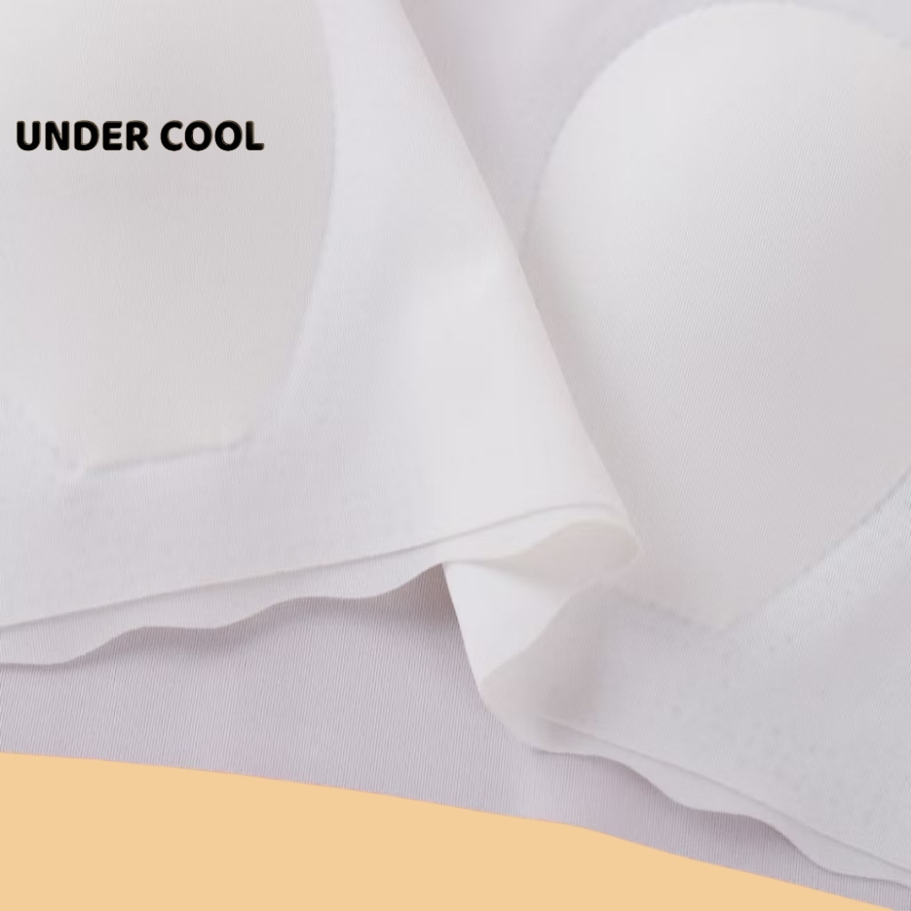 Áo lá học sinh bra nữ su có hình gấu siêu cute, thoáng mát tôn dáng, bản to có miếng đệm mỏng UNDERCOOL  AB44