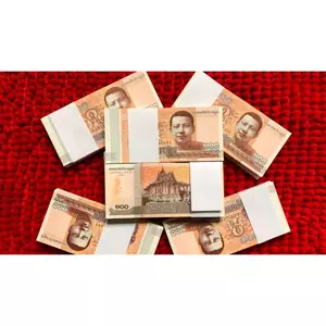 Combo 100 Tờ Hình Phật Campuchia 100 Riel May mắn - Bình an - Tài lộc , Giá Sỉ